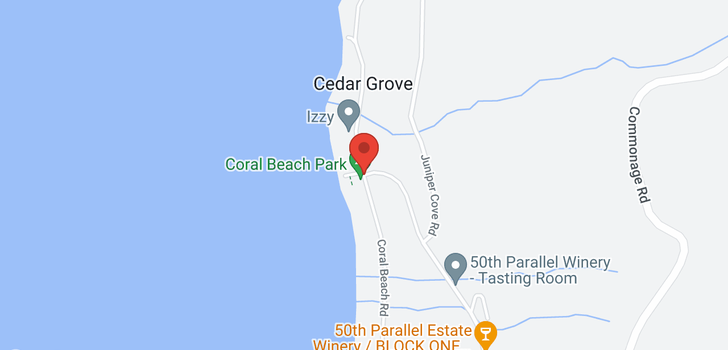 map of 17308 Coral Beach Road